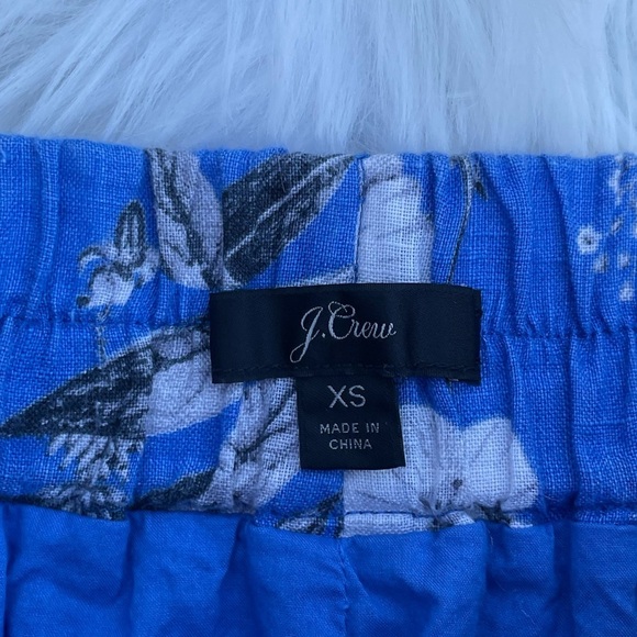 J. Crew Ratti Tropical Toile Linen Skirt - XS - Picture 2 of 10